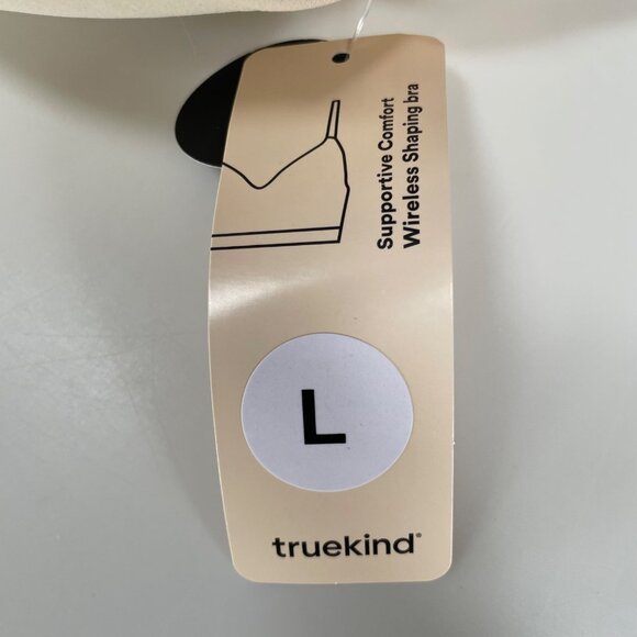 Truekind® Supportive Comfort Wireless Shaping Bra Chai Tan Sz LG  10210 - Picture 7 of 7